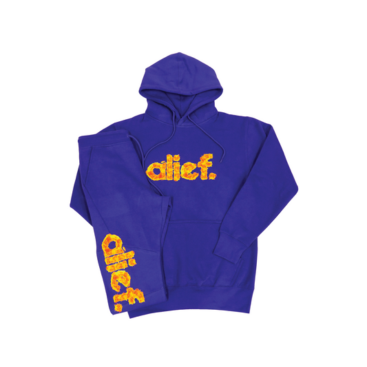 Alief on Fire Jumpsuit - Purple