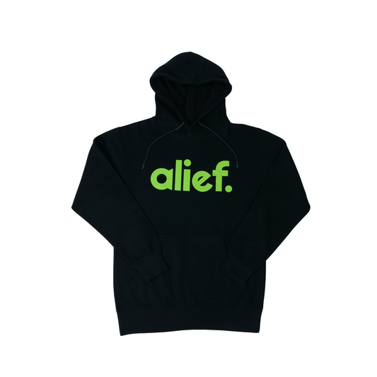 Bold Alief Hoodie - Black/Green