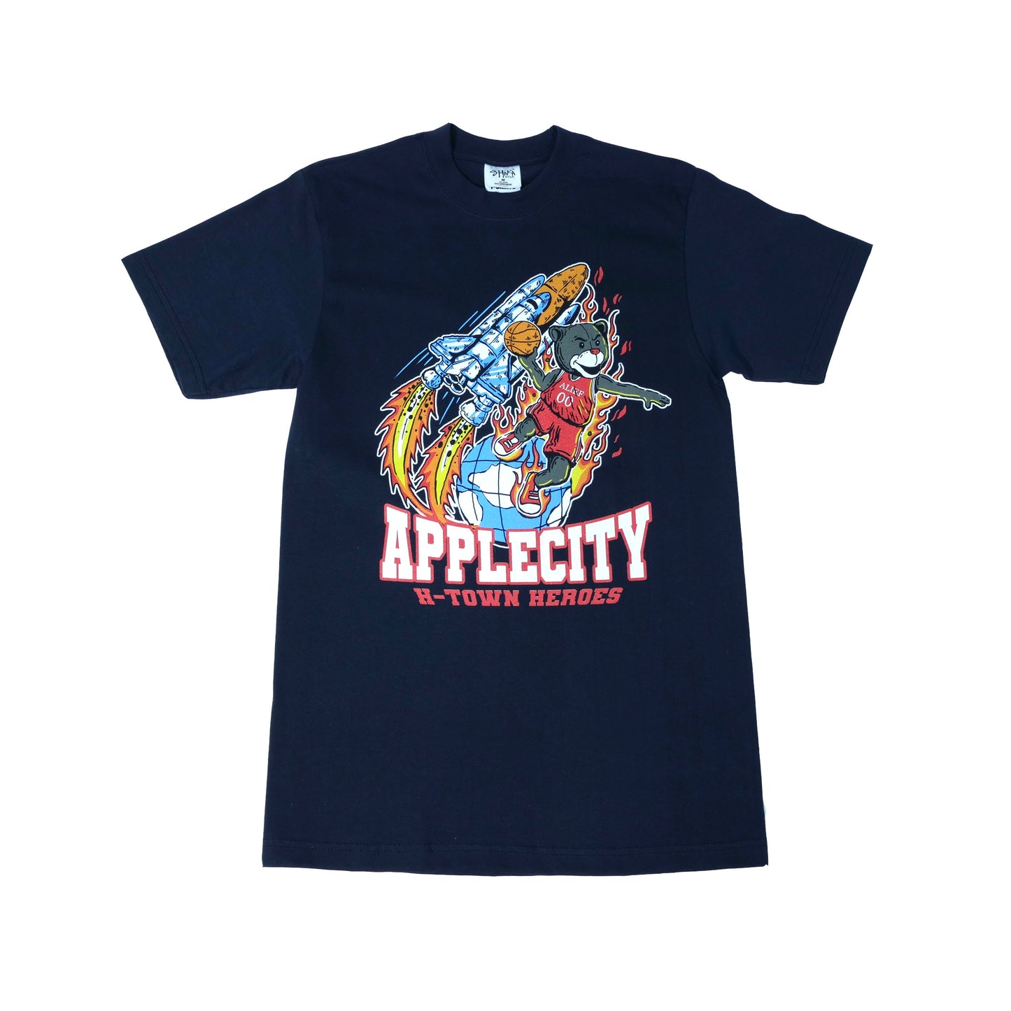H-Town Heroes Alief Rocket Tee - Navy